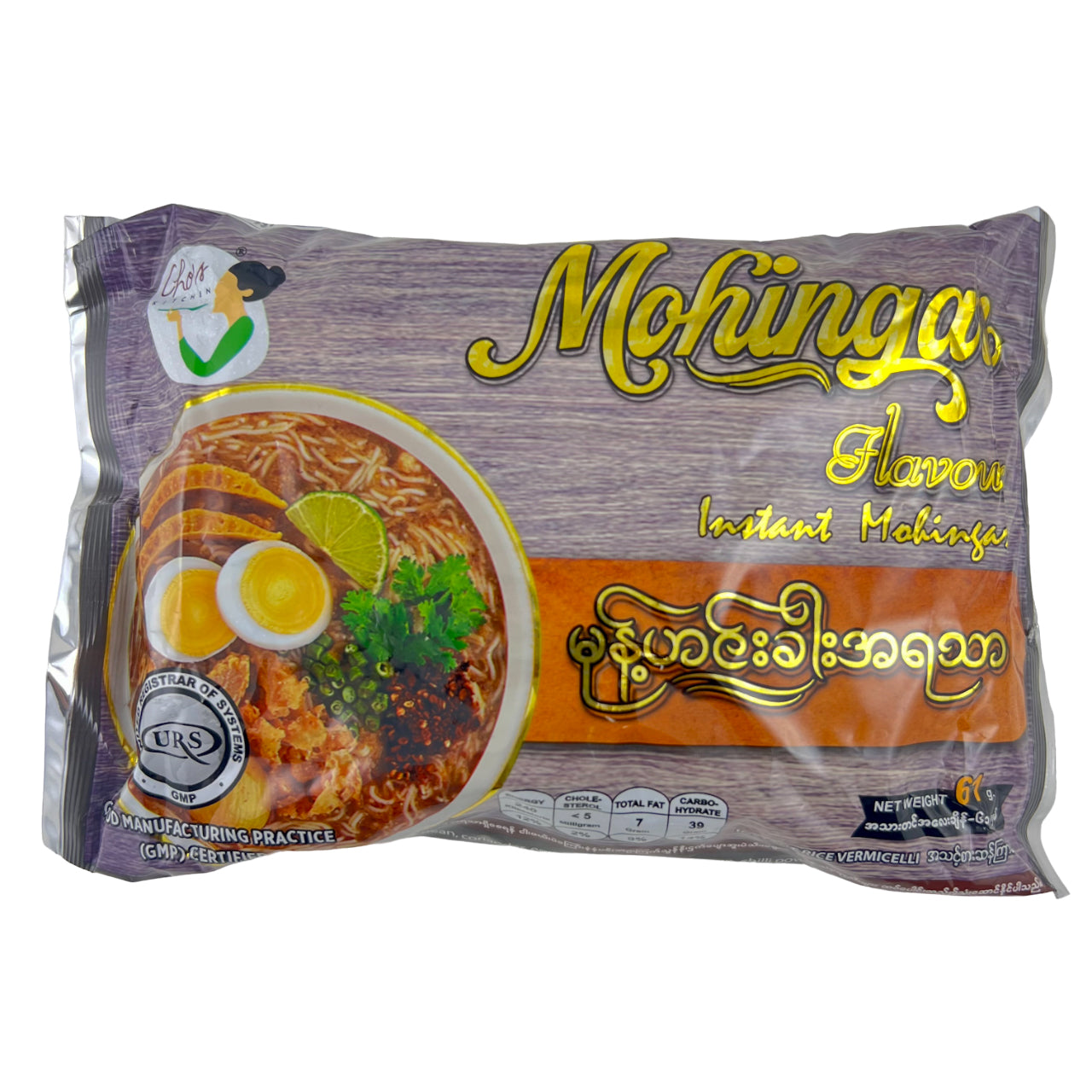Cho's Instant Rice Vermicelli Mohingar (Cho အသင့် စား မုန့် ဟင်း ခါး) 61g