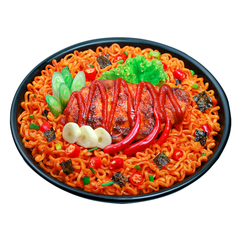 Yum Yum Ultra - Artificial Volcano Chicken Flavor Instant Noodle (85g) ယမ်ယမ်မီးတောင်ကြက်သားအရသာ  (Artificial)