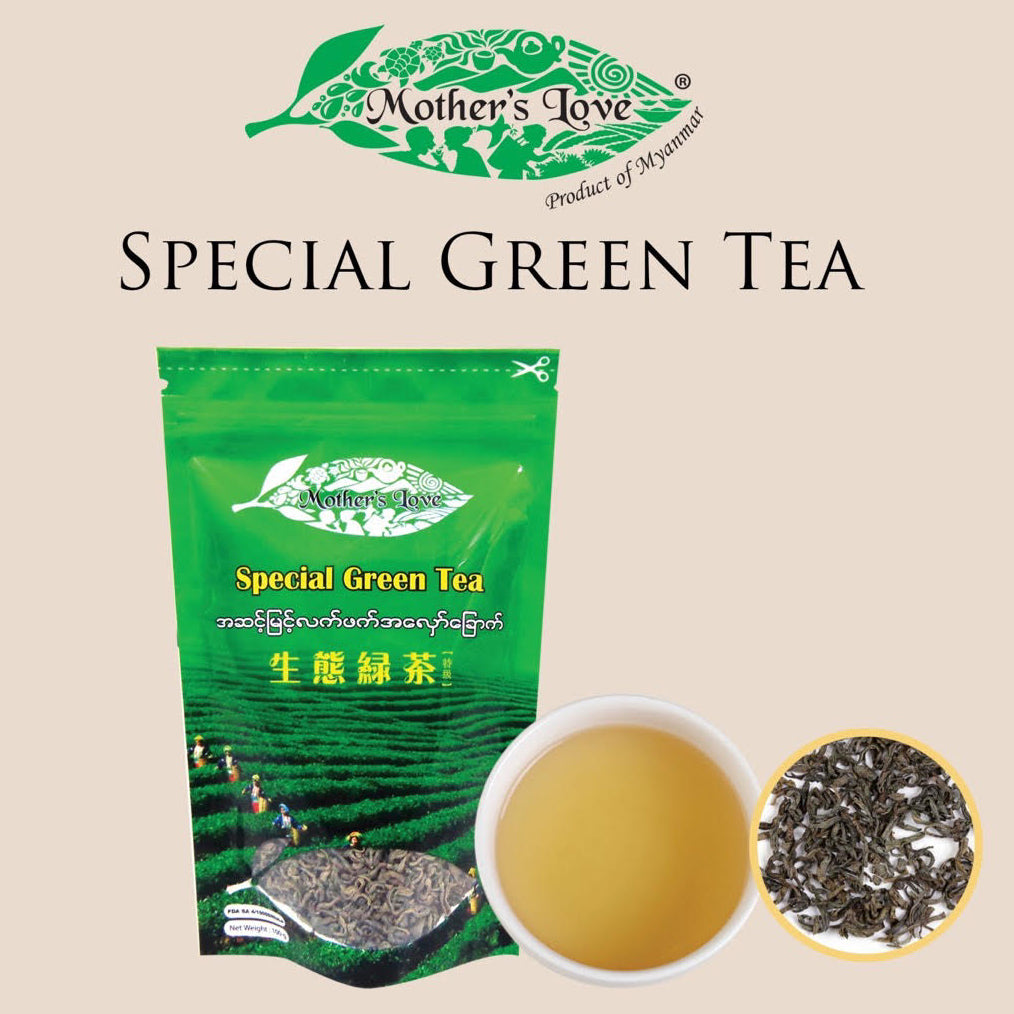 Mother's Love - Special Green Tea (100g) Loose Tea လက်ဖက်ခြောက်