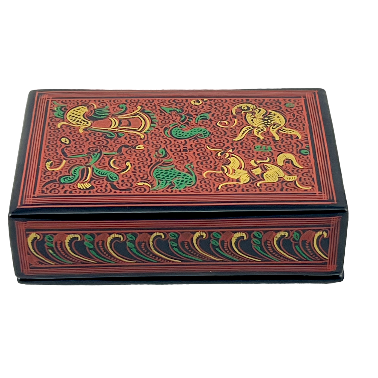 Myanmar Lacquerware Business Card Holder - 3