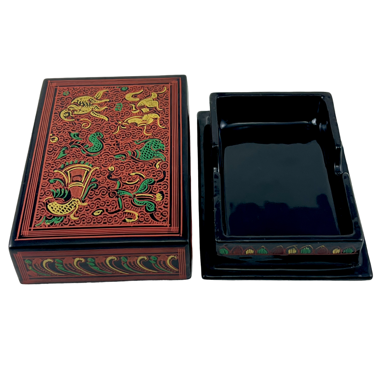 Myanmar Lacquerware Business Card Holder - 3