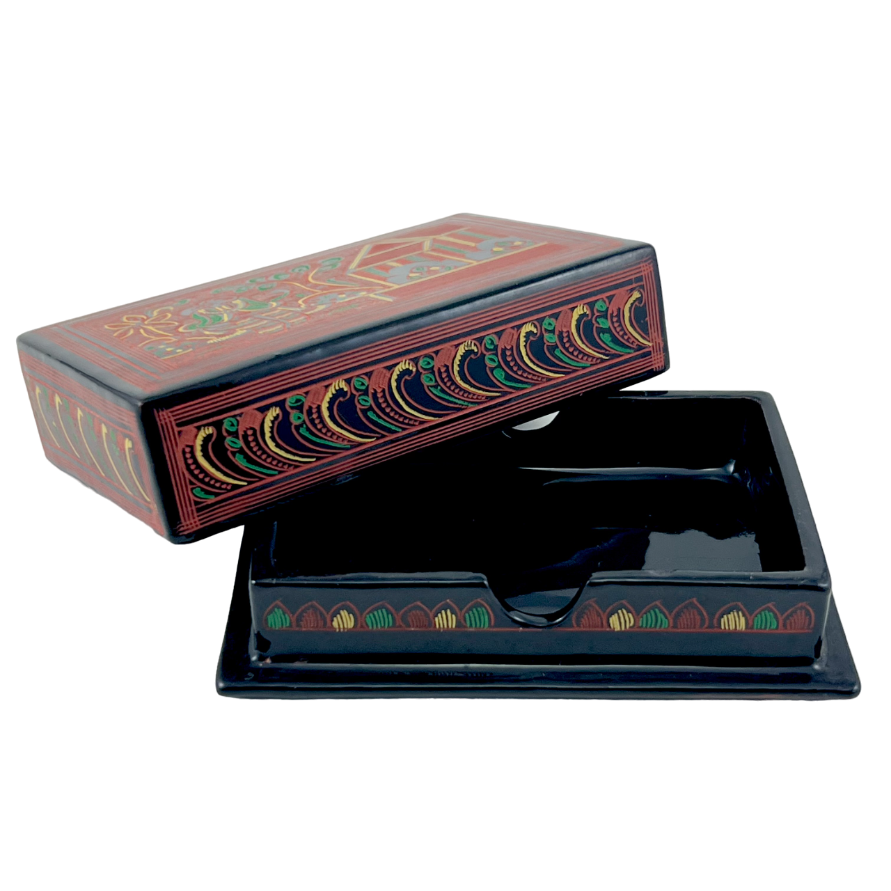 Myanmar Lacquerware Business Card Holder - 4