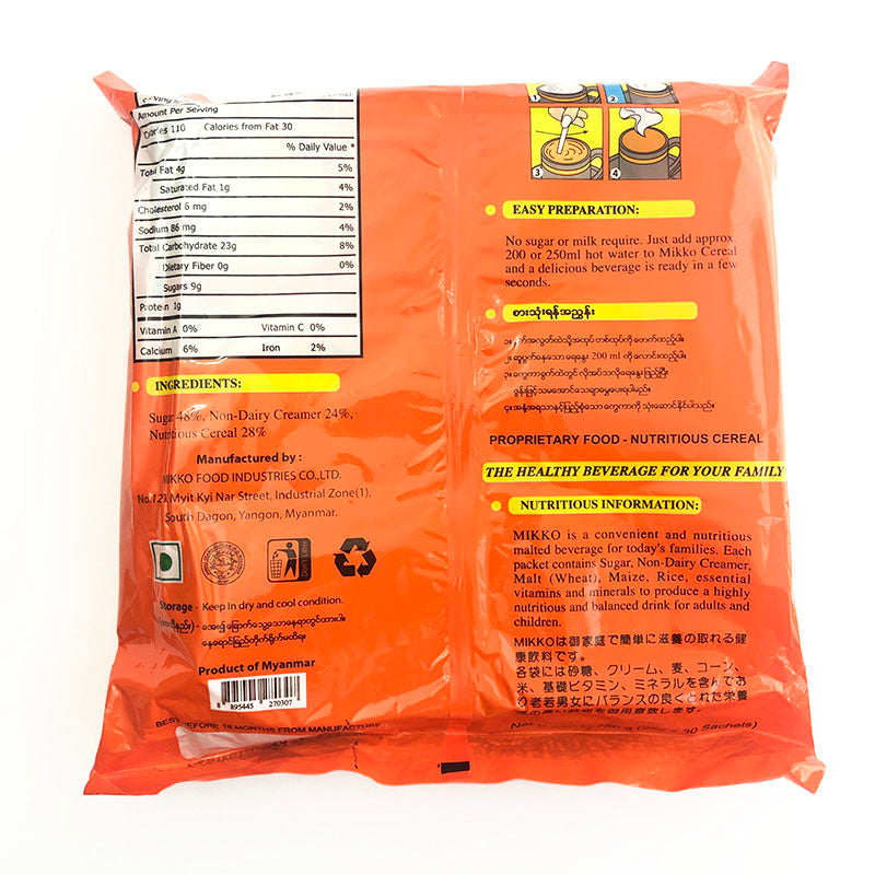 Mikko Cereal 3 in 1 (30 sachets x 25g) မီကို ကွေကာ