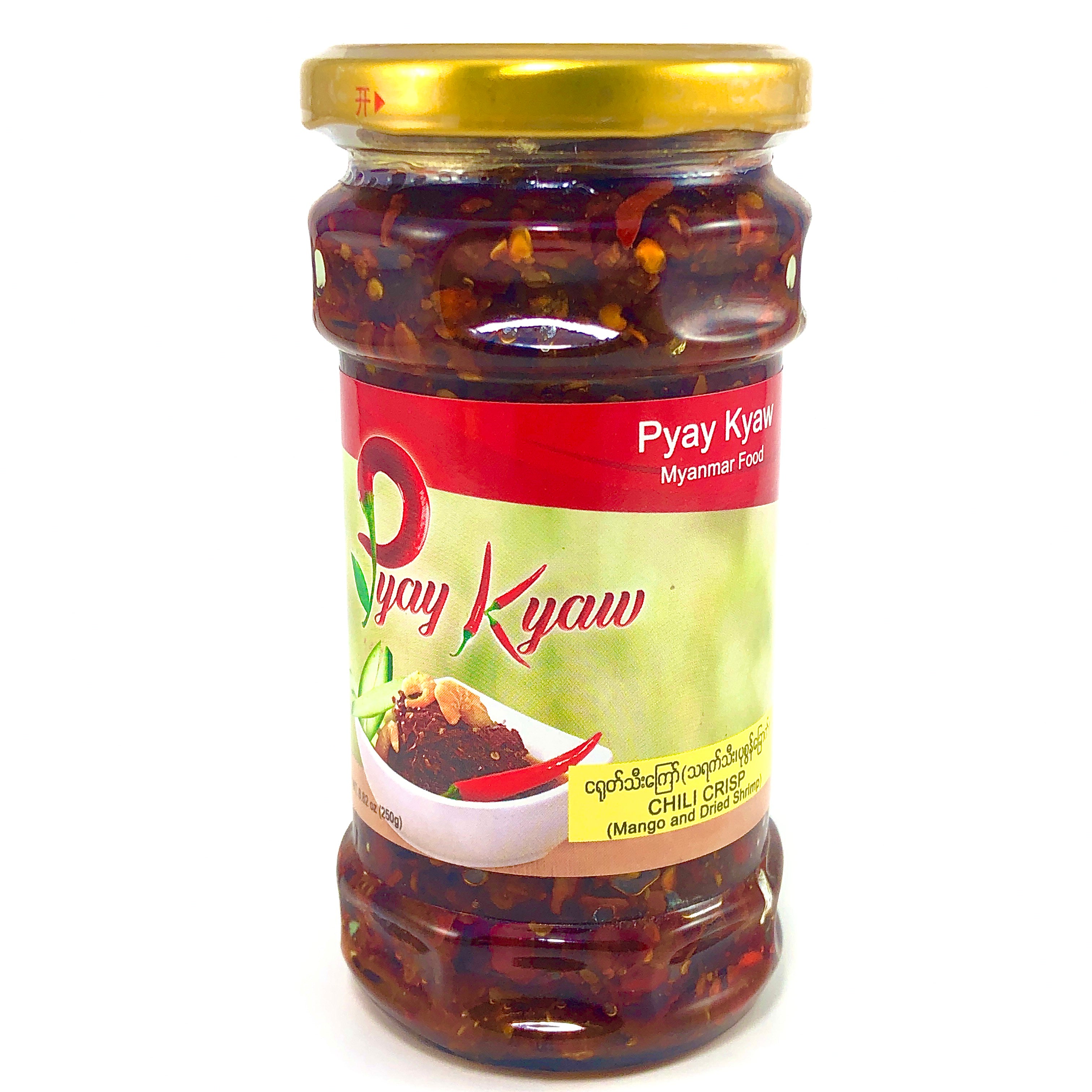 Pyay Kyaw Chili Crisp (Mango and Dried Shrimp) ပြည်ကျော် ပုစွန်ခြောက် သရက်သီးကြော်