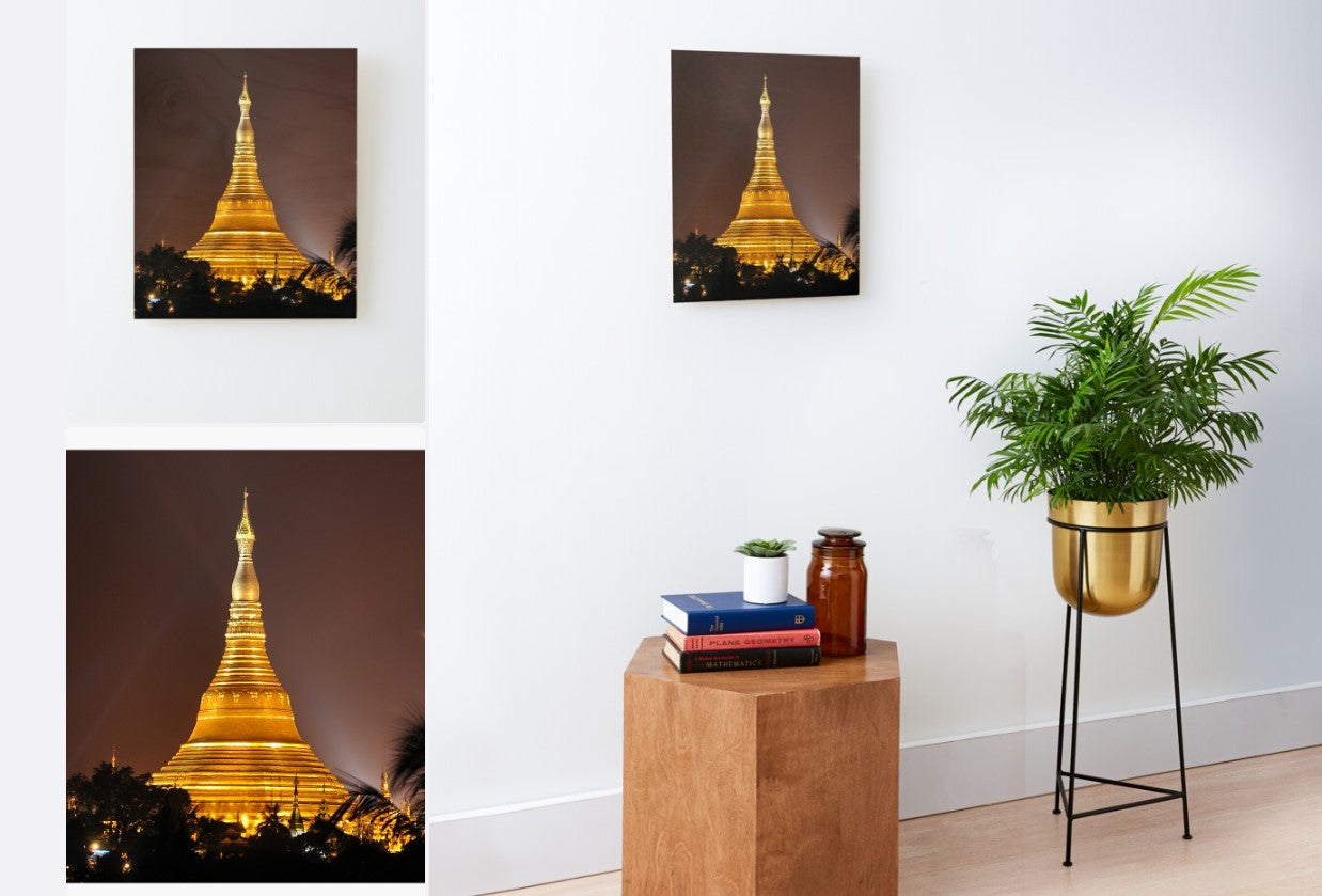 Shwedagon Pagoda Wall Mount Print