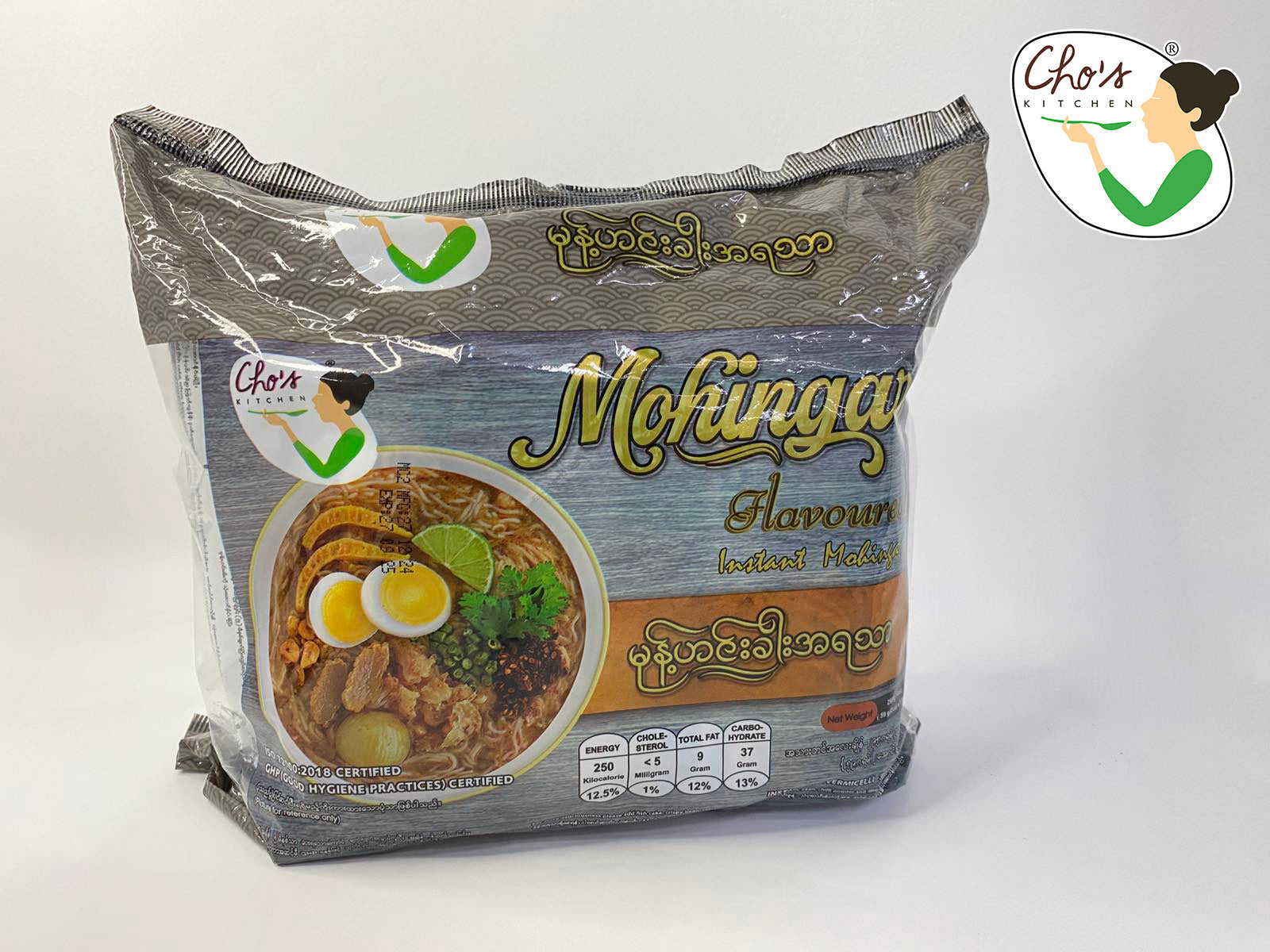 Cho's Instant Rice Vermicelli Mohingar (Cho အသင့် စား မုန့် ဟင်း ခါး) 61g