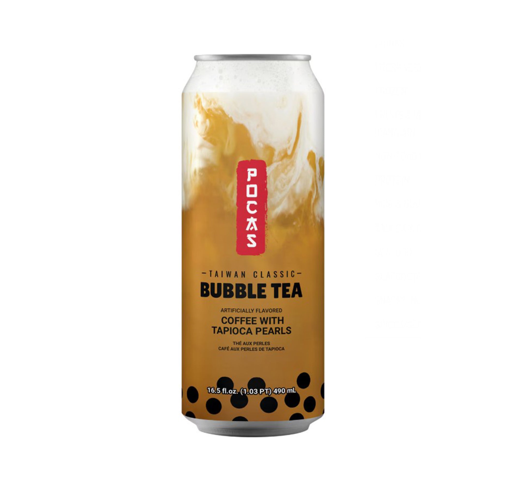 POCAS - Bubble Tea Coffee Flavor (490ml)