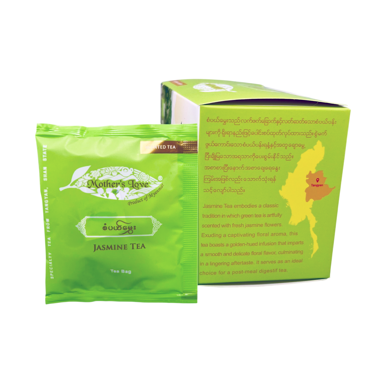 Mother's Love - Jasmine Tea (20 Tea bag) (40g) စပယ်မွေး လက်ဖက်