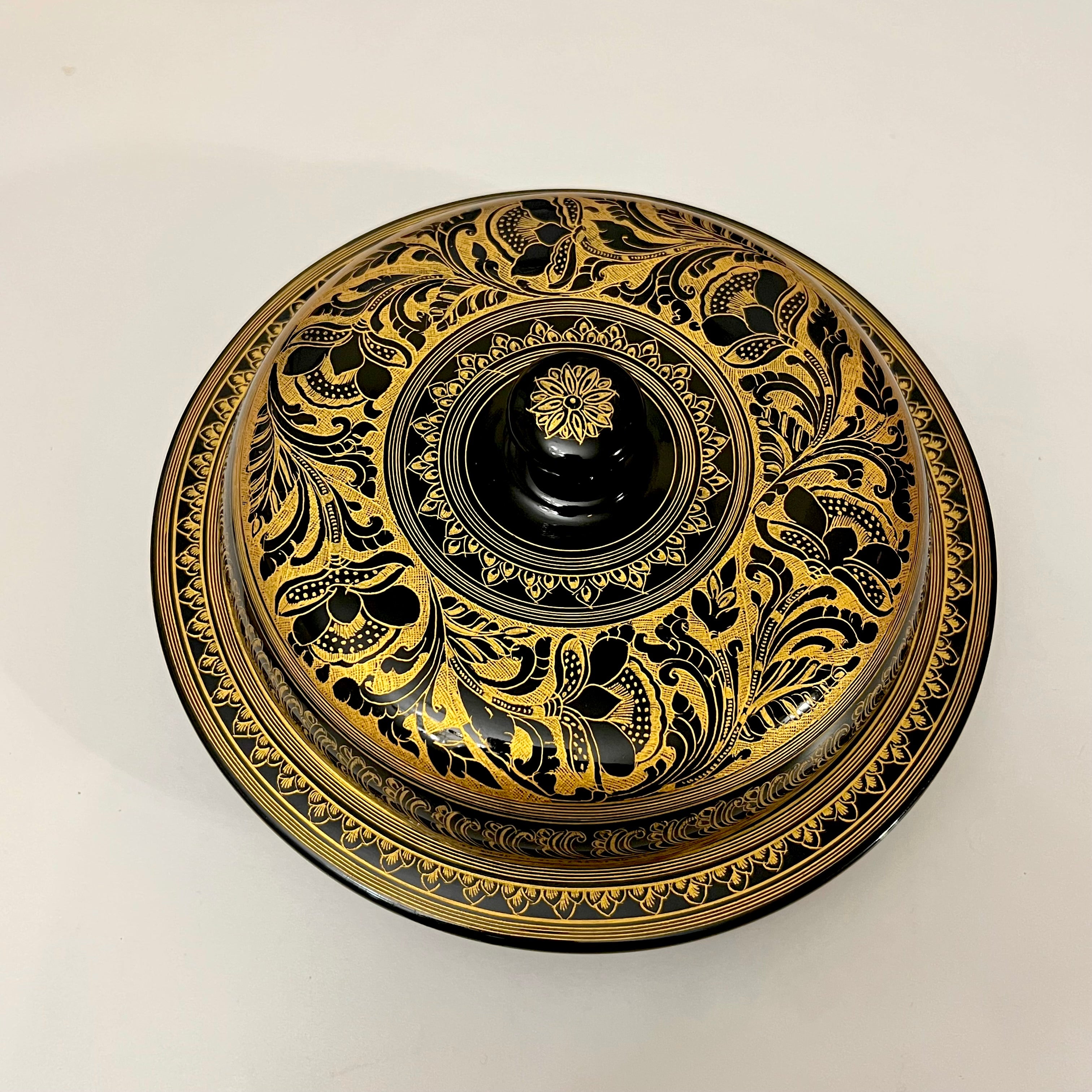Myanmar Lacquerware Tea Leaf Salad Serving Bold, 8 inches - 4 – Myanmar ...