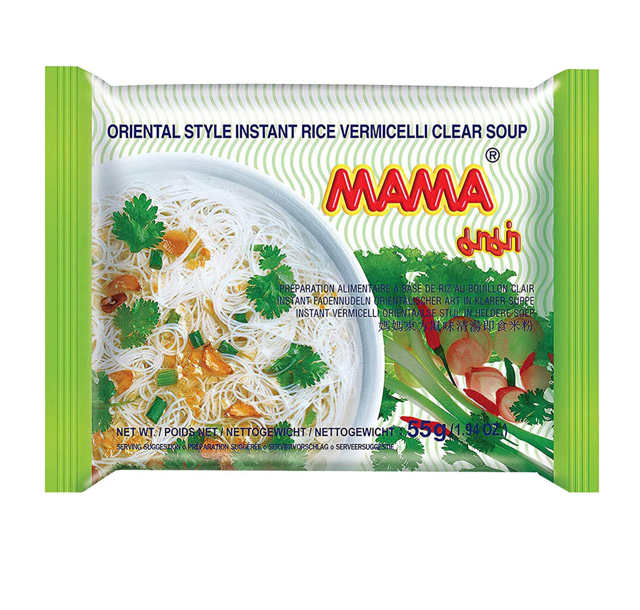MAMA - Rice Vermicelli Clear Flavor Instant Noodle (soup)(55g)