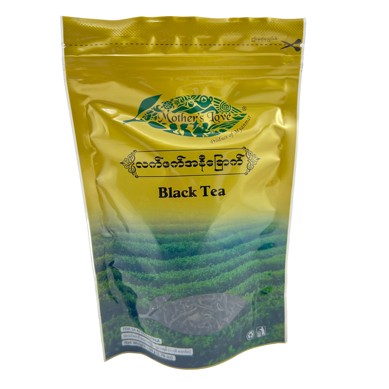 Mother's Love - Black Tea (50g) လက် ဖက် အနီ ခြောက်