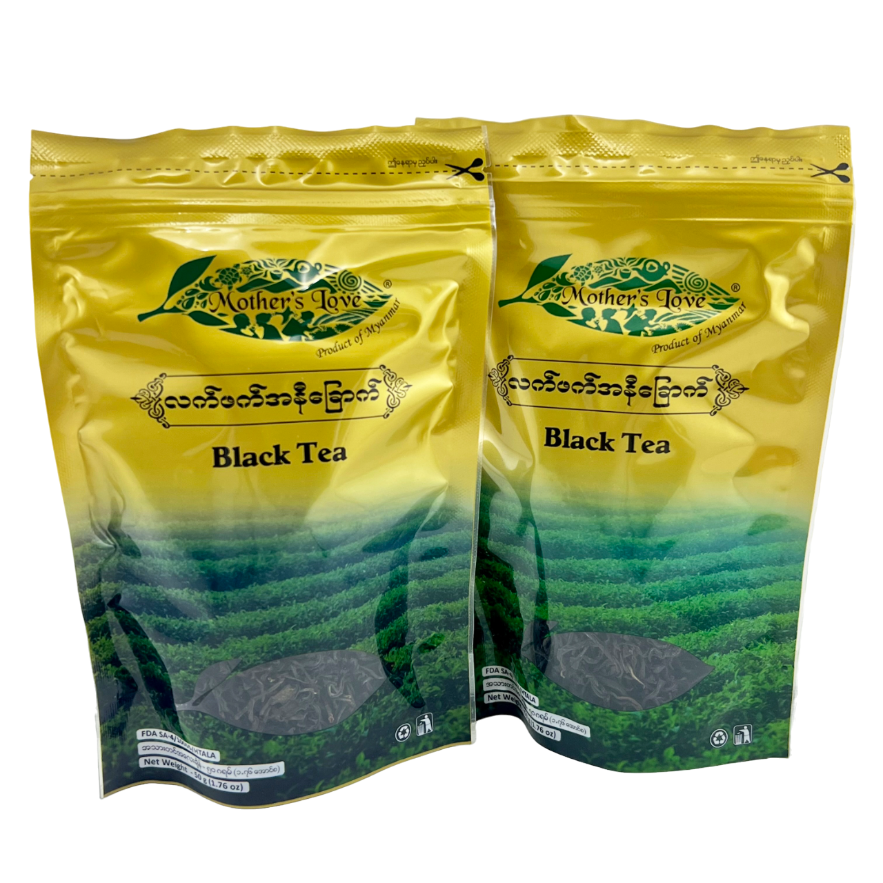 Mother's Love - Black Tea (50g) လက် ဖက် အနီ ခြောက်