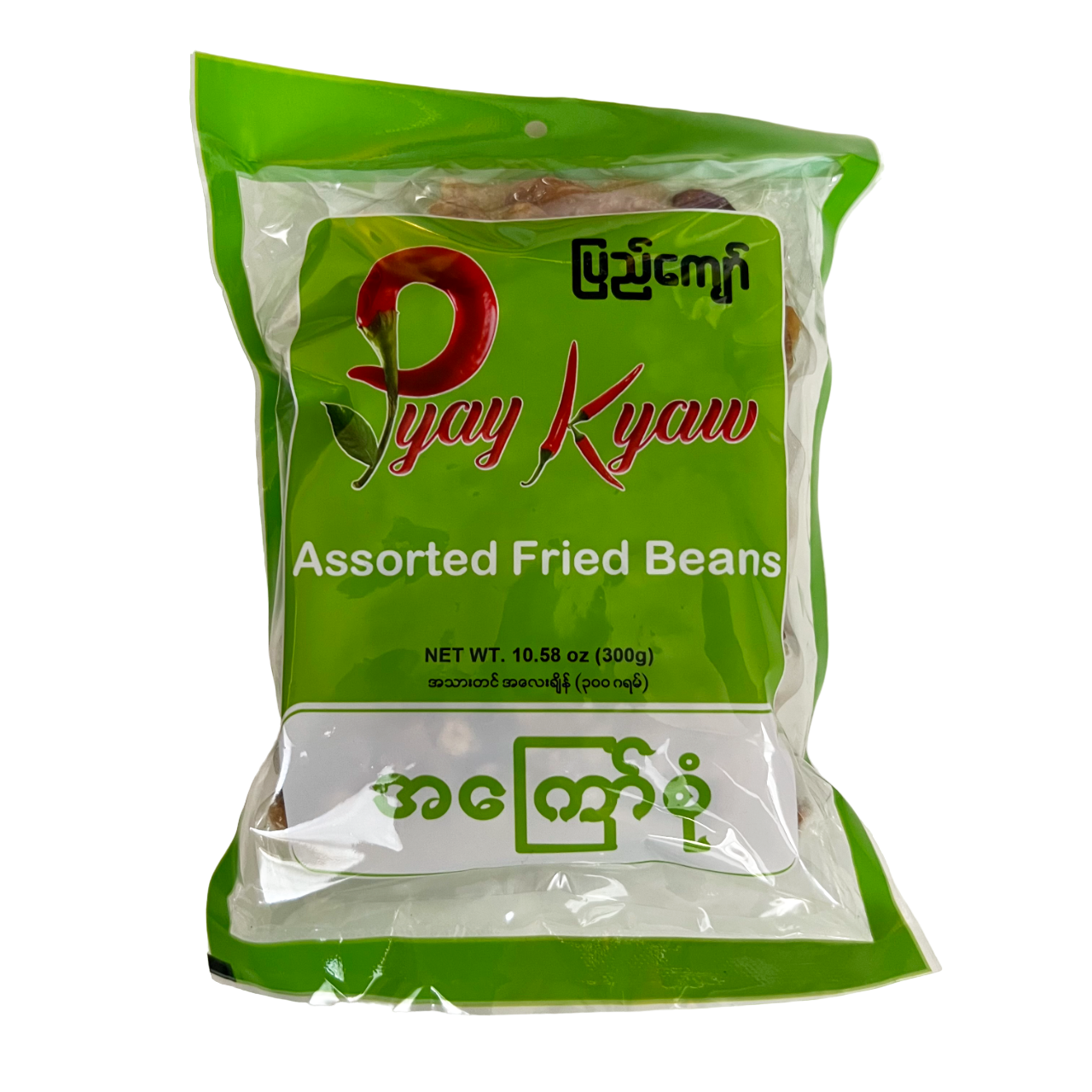 Pyay Kyaw Assorted Fried Beans (300g) ပြည်ကျော် လက်ဖက် အကြော်စုံ