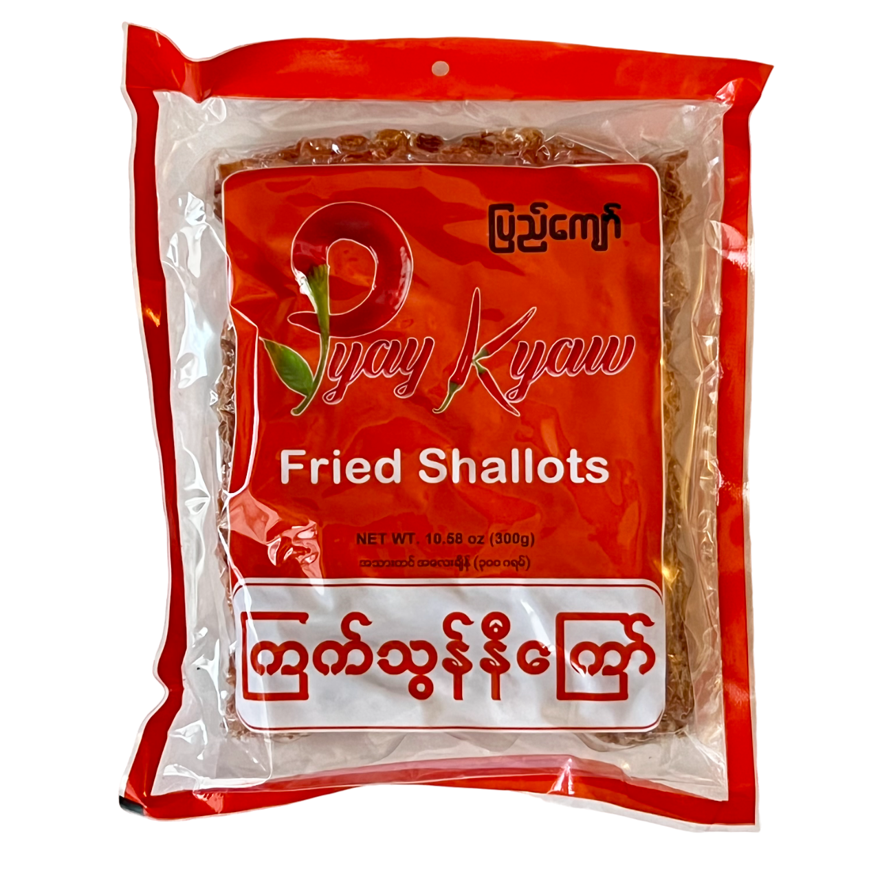 Pyay Kyaw Crispy Fried Shallot (ပြည်ကျော်  ကြက်သွန် နီ ကြော်) 300g