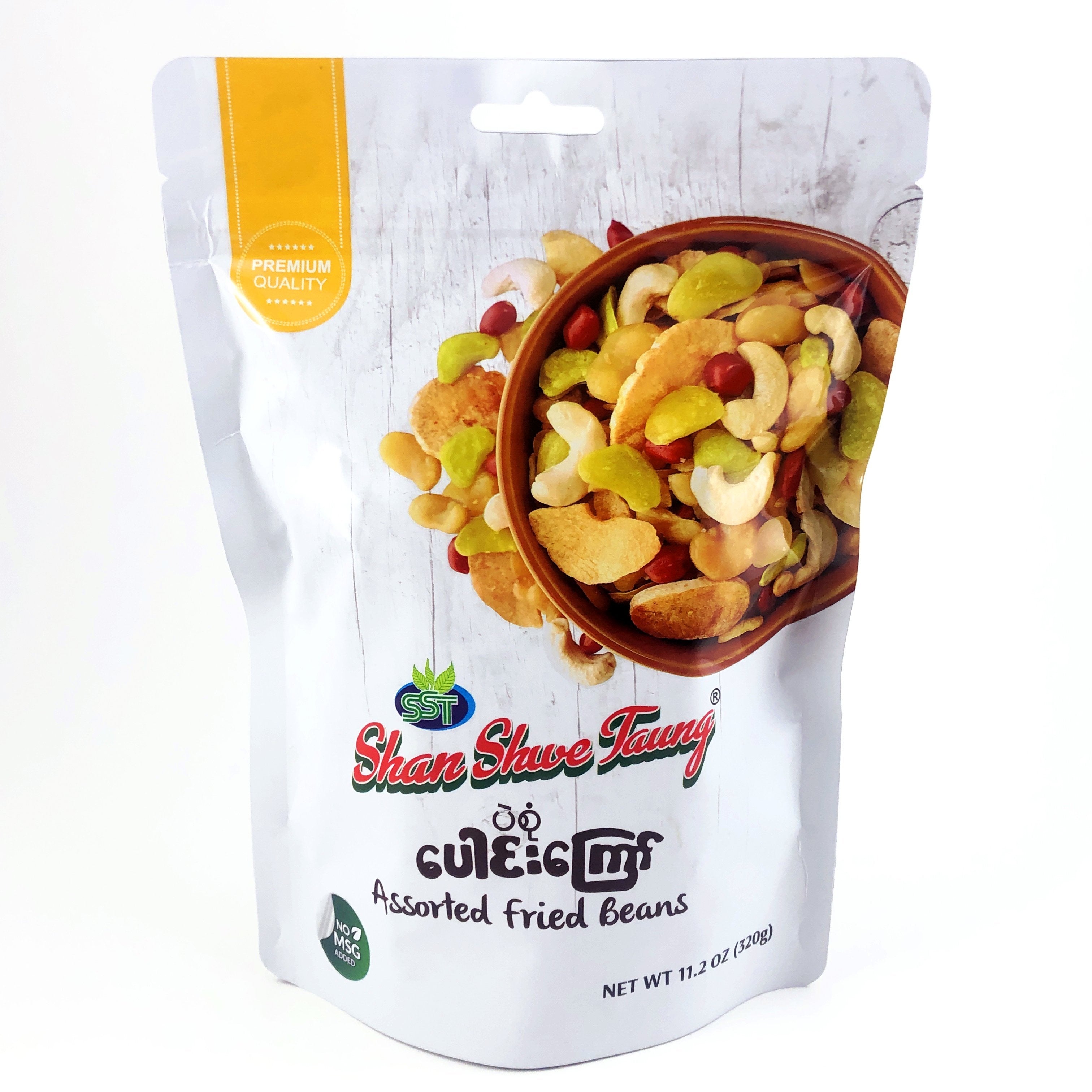 Shan Shwe Taung Assorted Fried Beans (320g x 24 Packs)