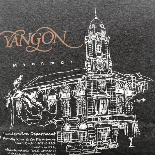 Yangon Logo Arts T-Shirt (Large)