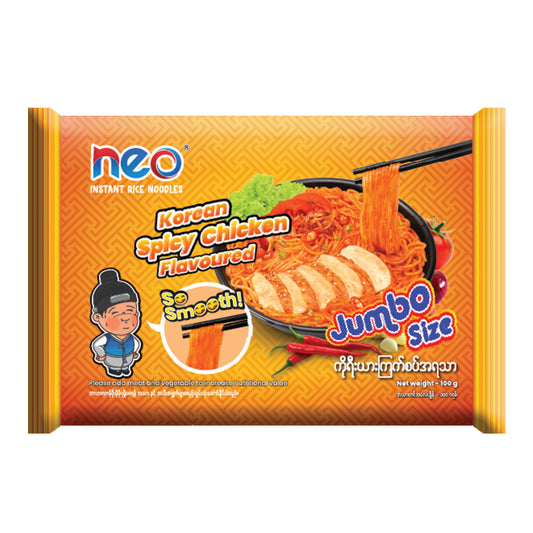Neo - Korean Spicy Chicken Flavored Instant Rice Noodle ကိုရီးယားကြက်စပ်အရသာ အသုပ်
