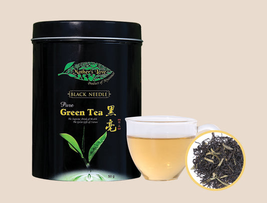 Mother's Love - Black Needle Sun Dried Green Tea (50g) လက်ဖက်ခြောက်