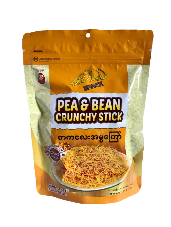 Gold Snack - Pea & Bean Crunchy Stick (Original)(စာကလေးအမွကြော်)