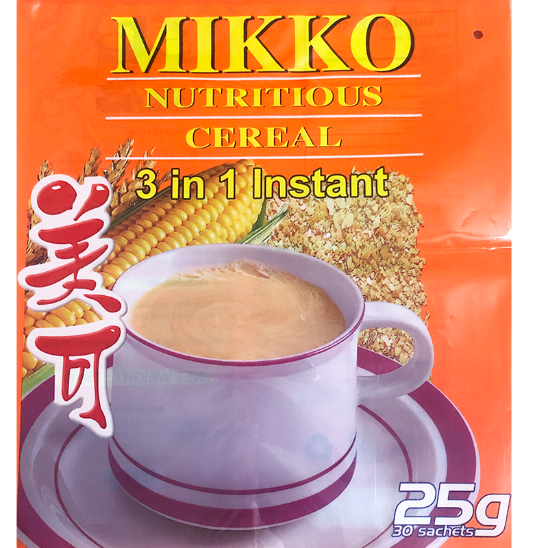 Mikko Cereal 3 in 1  (30 sachets x 25g) မီကို ကွေကာ