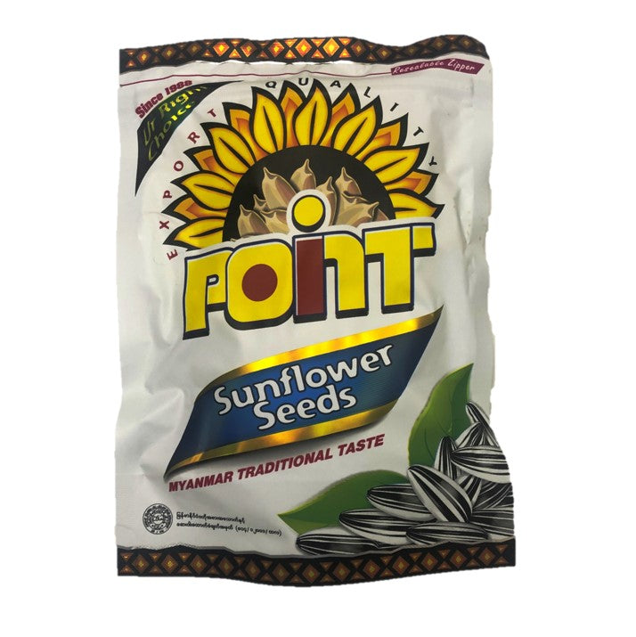 Point Sunflower Seeds (Garlic Flavor) (ပွိုင့် နေ ကြာ စေ့) 150g